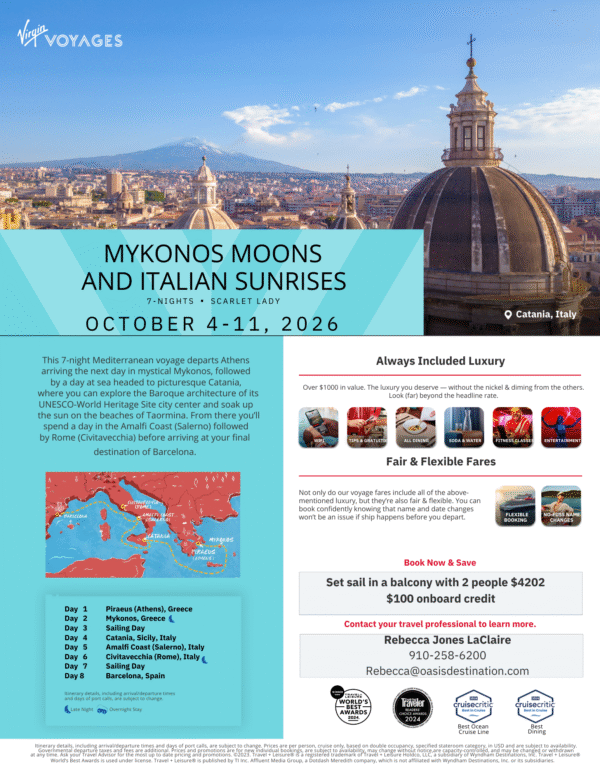 Virgin Voyages Cruise